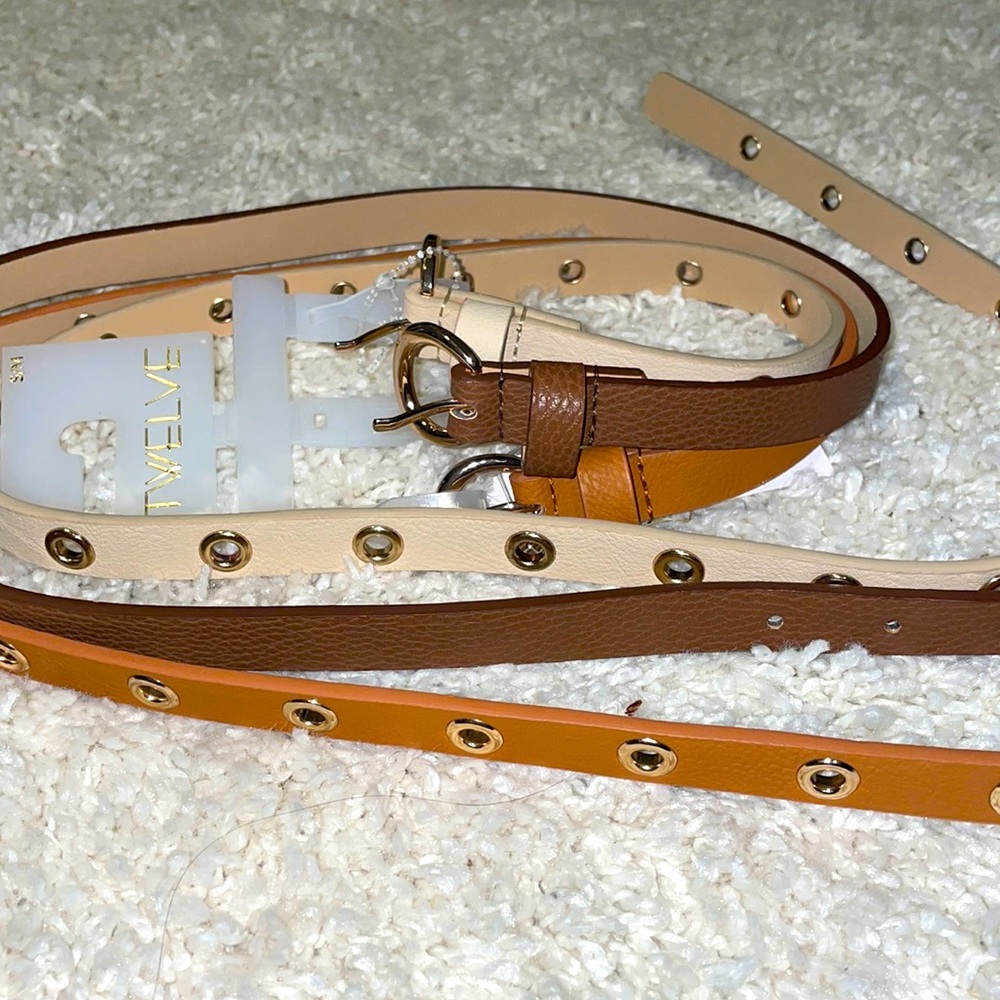 3 Piece Decor Metal Belts